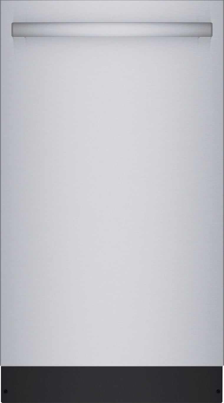 Bosch 800 Series 18 Top-Control Smart Built-In Dishwasher with 3rd Rack, 44 dBA, Silver